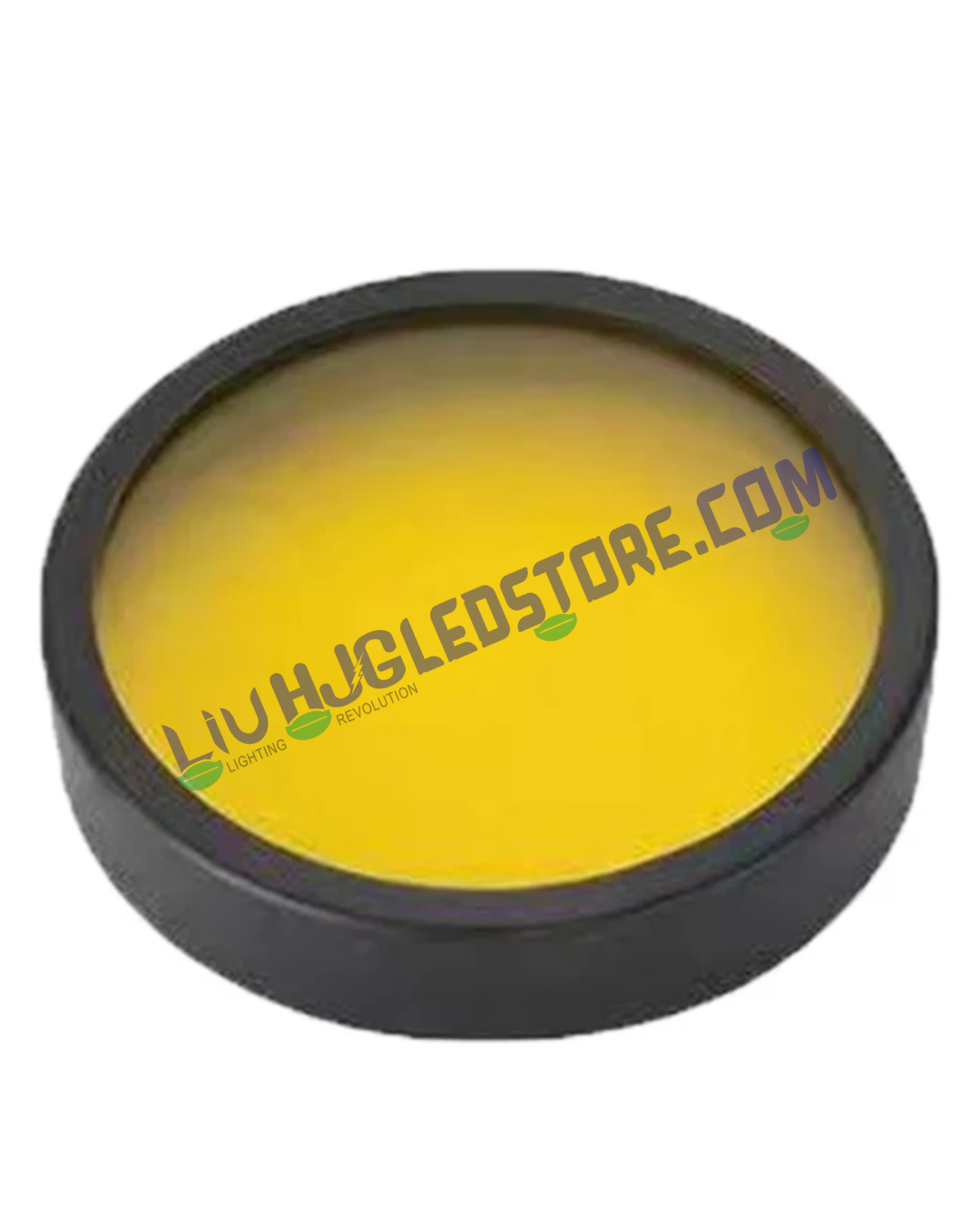 HJG Yellow Filter Cap Cover for 7 LED 140W / 9 LED 180W Round CREE Fog Lights – Replacement Auxiliary Light Cover (Pack of 1)