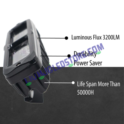 HJG S-13 40W LED Fog Light (Single Unit) – High Brightness 12V-80V Universal Fog Lamp for Cars & Bikes