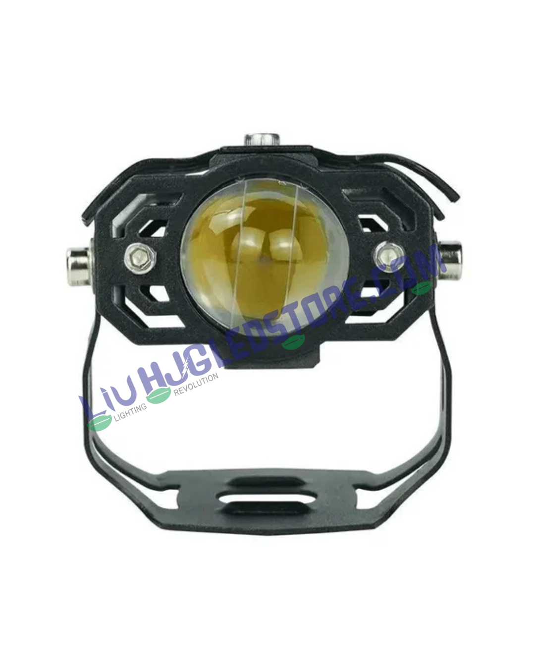 LIU HJG S34 LED Fog Light Auxiliary Driving Lamp for Bikes and Cars, Motorcycle Spotlight (Single Piece)