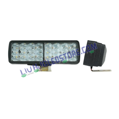 HJG 32 LED Rectangular Fog Lights | High Intensity LED Driving Lamps for Bikes, Cars (Set of 2)