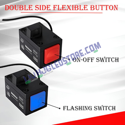 HJG 3-Wire Fog Light Wiring Harness Kit with Flash Mode & Canbus – Dual-Color Setup (Genuine HJG)
