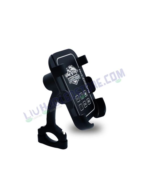 Universal Aluminum Bike & Motorcycle Phone Holder – Adjustable Handlebar Mount for Smartphones, GPS & Action Cameras