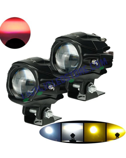 HJG Yellow Filter Cap Cover for 7 LED 140W / 9 LED 180W Round CREE Fog Lights – Replacement Auxiliary Light Cover (Pack of 1)