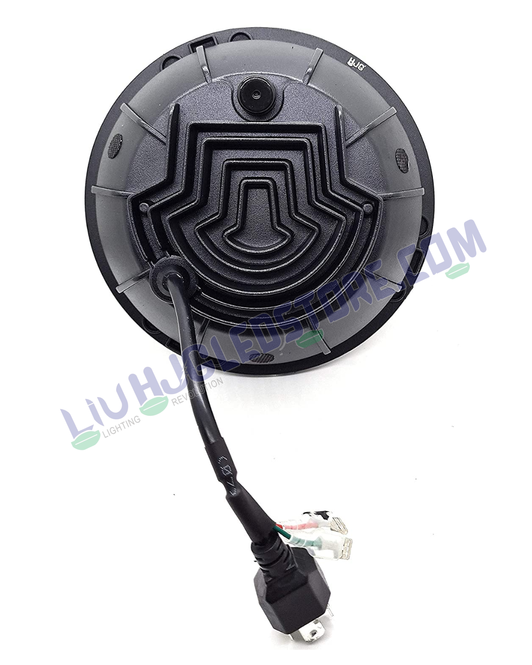 HJG 7-Inch Minus Style LED Headlight | High/Low Beam, DRL & Turn Indicator, 4000LM, Universal Fit for Royal Enfield, Jeep & Harley Davidson