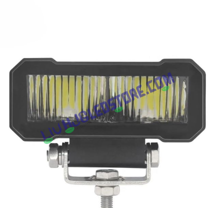 HJG W26 Bezelless Blade 60W CREE LED Fog Light – Square Edge Ultra-Wide White Beam for Cars & Bikes (Single Unit)