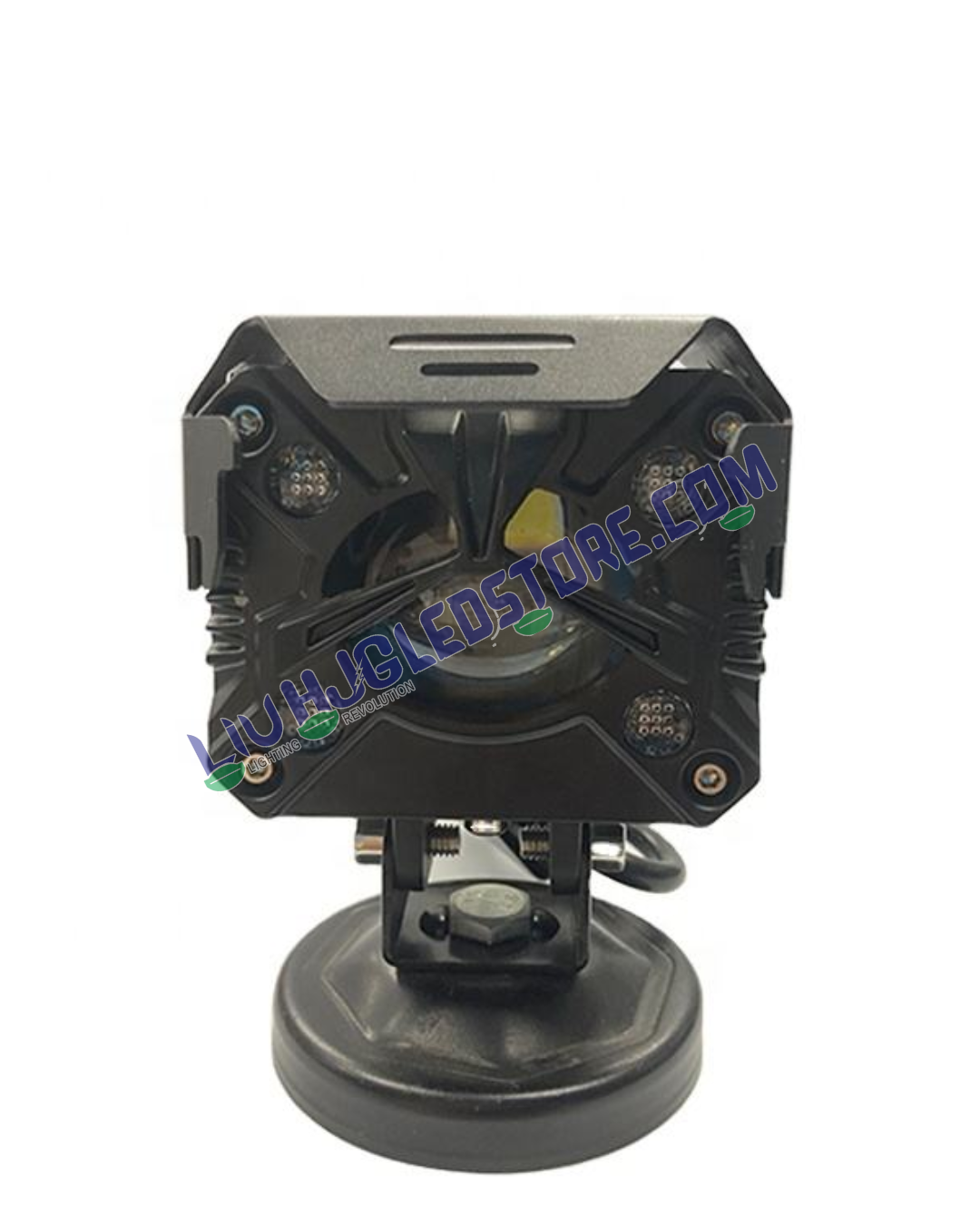 HJG P24 Mega Drive Dual Lens 120W Fog Lights with Multi DRL – Cool White LED for Bikes, Cars, Thar & Jeep (Set of 2)