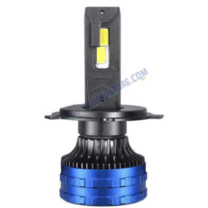 HJG 120W H4 LED Headlight Bulb for Cars & Motorcycles (Single Piece, White, High/Low Beam, AC/DC Compatible)