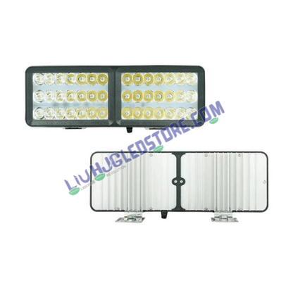 HJG 42 LED Rectangular Fog Lights | 6500K White Mini Driving Lamps for Bikes, Motorcycles, Cars (Set of 2)