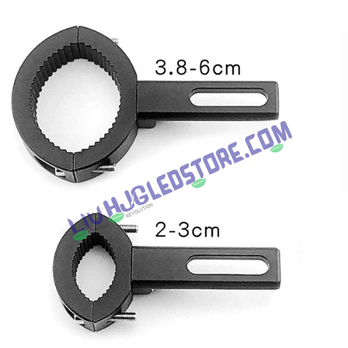HJG New Heavy Duty Premium Small 63mm Clamps Suitable for Upto 4cm width Mounting Clamps Leg Guard & Fork Compatible Clamp Fork Clamps Universal Clamps For Mounting Fog Lights Universal ( Pack Of 1 Set, 2pc), LIU HJG Premium 63mm Small Clamps (Upto 4cm)
