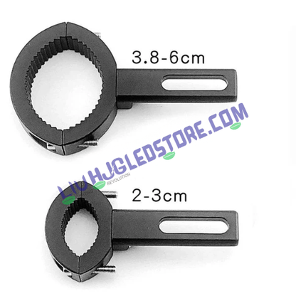HJG New Heavy Duty Premium Small 63mm Clamps Suitable for Upto 4cm width Mounting Clamps Leg Guard & Fork Compatible Clamp Fork Clamps Universal Clamps For Mounting Fog Lights Universal ( Pack Of 1 Set, 2pc), LIU HJG Premium 63mm Small Clamps (Upto 4cm)