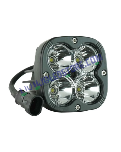 HJG 60W 4 LED CREE Fog Light with Yellow Filter Cap – High Power Auxiliary Light for Motorcycles & Cars (Single Piece)