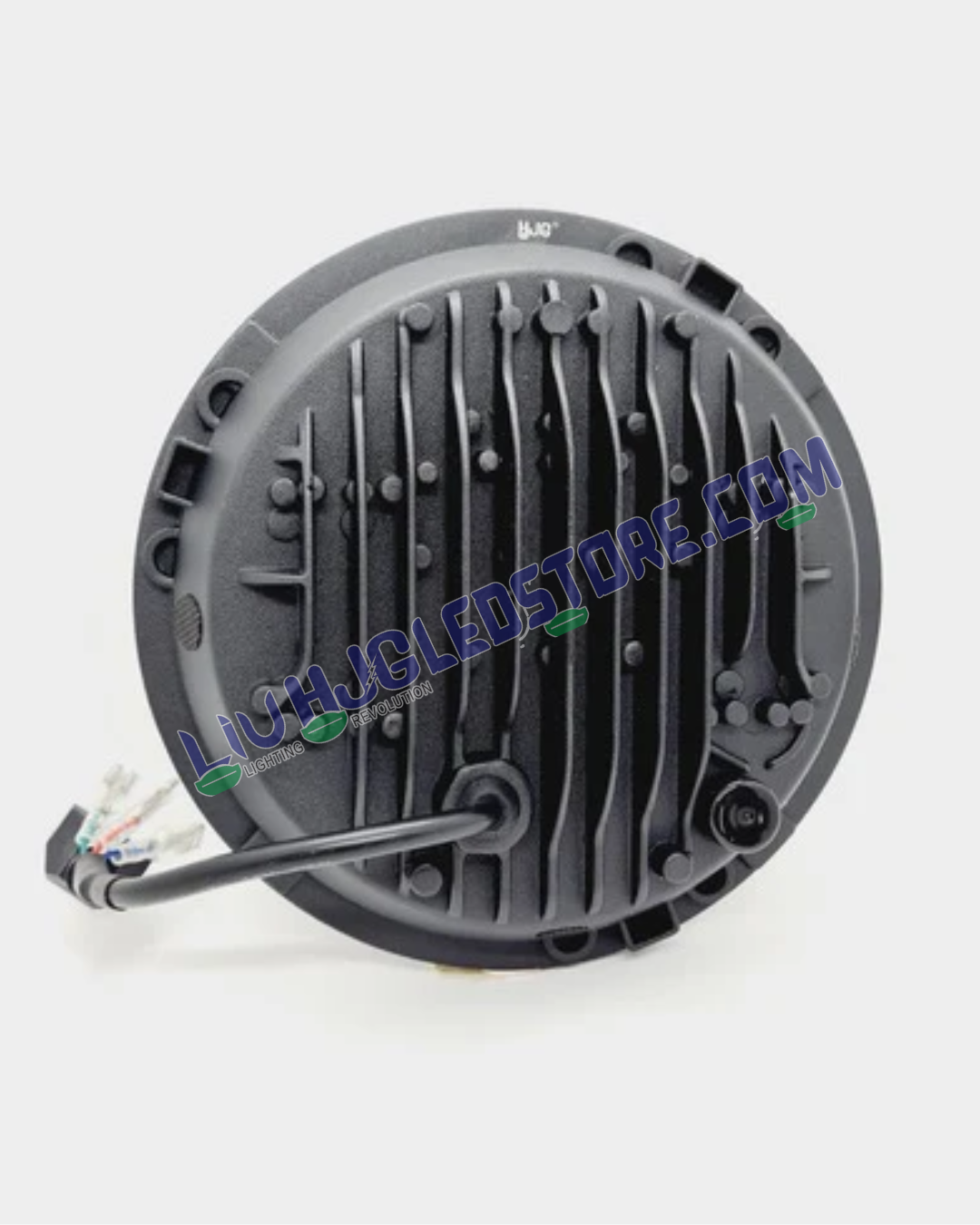 HJG 7-Inch Harley Style LED Headlight with Indicators for Royal Enfield (All Models) & Mahindra Thar