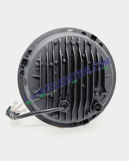 HJG 7-Inch Harley Style LED Headlight with Indicators for Royal Enfield (All Models) & Mahindra Thar