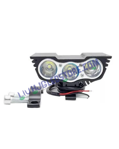 HJG 3 LED Eagle Eye CREE Fog Light – 30W Waterproof Auxiliary Light with High/Low Beam & Flash Modes for Bikes, Motorcycles & Cars (Black, Single Piece)