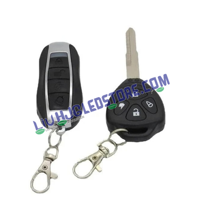 HJG Keyless Push-Button Motorcycle Alarm System | 125dB Siren, Flashing Light & Anti-Theft Security | Remote Keyless Start/Stop, Engine Immobiliser | Universal Bike & Scooter Alarm Kit