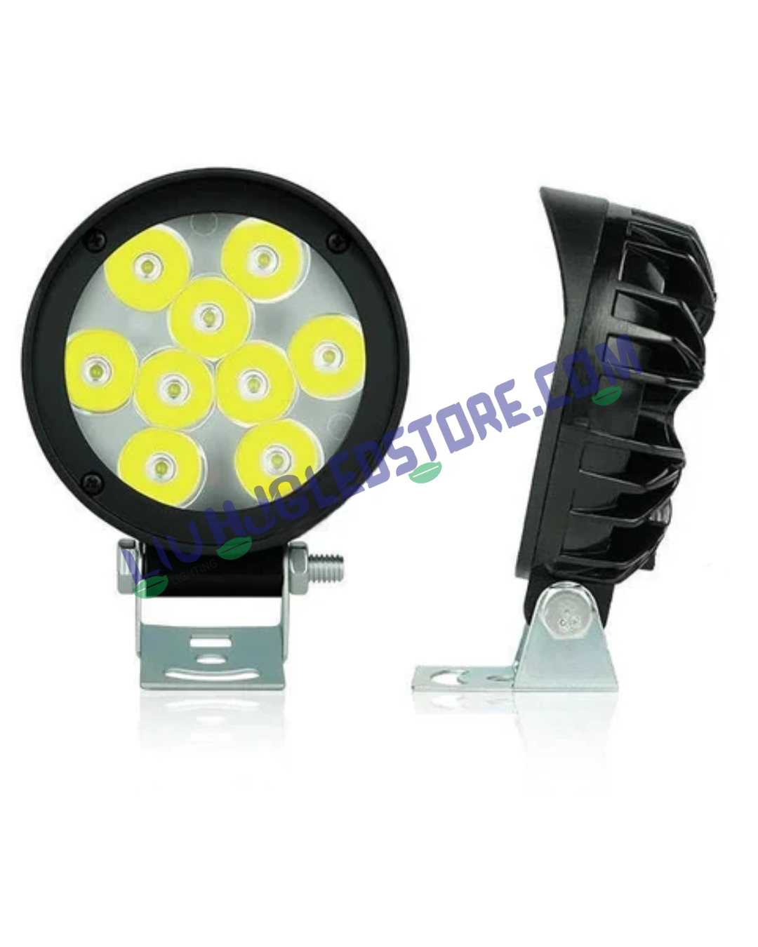HJG 9 LED CREE 54W Fog Light Set with 12000 Lumens High Brightness – Ultra Wide Beam for Cars & Bikes (Pack of 2)