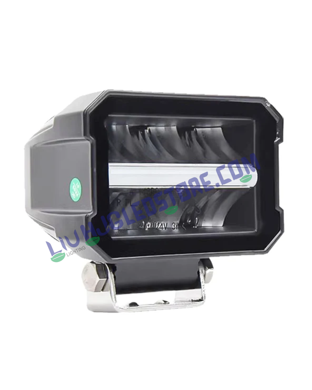 HJG Minus Box Single Dual Lens LED Fog Light 60W with White DRL & Power Adaptor – Wide Beam for Cars & Bikes (Pack of 1)