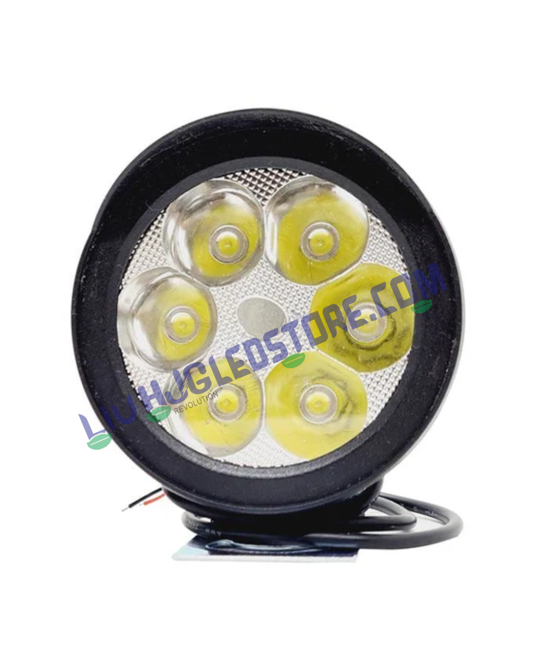 HJG 6 LED Cap Fog Lights with Switch – High Power Waterproof Auxiliary Lights for Bikes & Cars