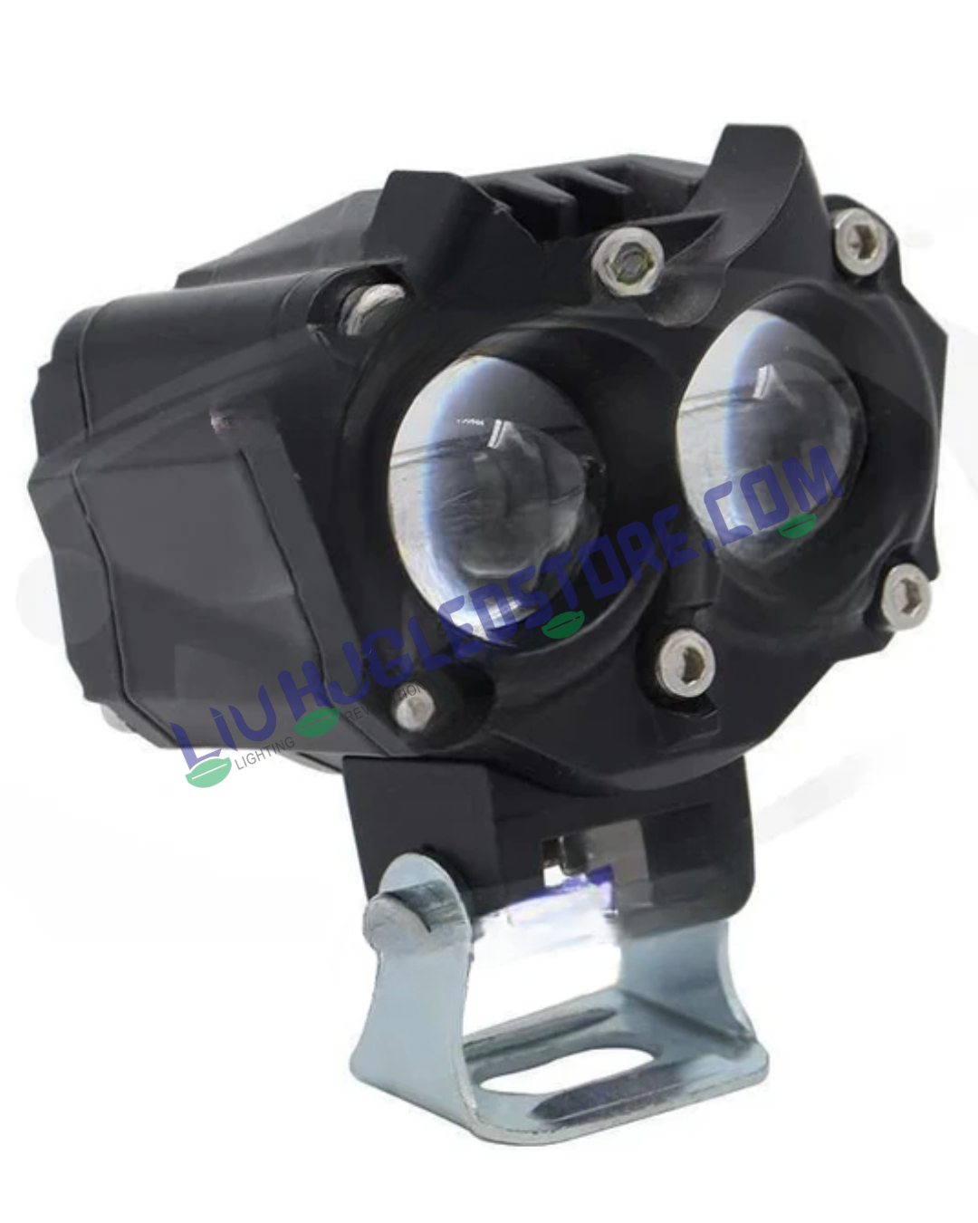HJG Owl 40W LED Fog Light (New Model) – Multi-Color Output (White/Yellow/Warm White) for Bike, Car, Thar & Jeep (Single Unit)