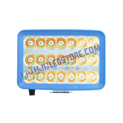 HJG 21 LED Rectangular Fog Lights | Triple Color White, Warm White, Yellow | LED Driving Lights for Bikes, Cars (Set of 2)
