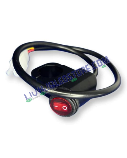 HJG 2-Wire Fog Light Wiring Harness Kit with Coupler – Waterproof Relay, Fuse & Switch Setup