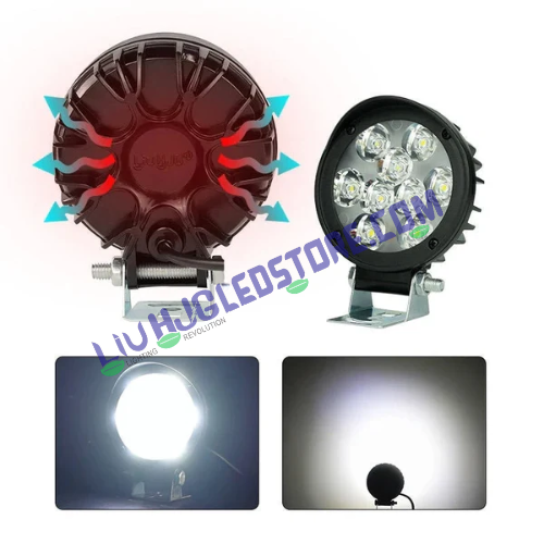 HJG 9 LED CREE 54W Fog Light Set with 12000 Lumens High Brightness – Ultra Wide Beam for Cars & Bikes (Pack of 2)