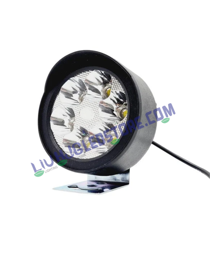HJG 6 LED Cap Fog Lights with Switch – High Power Waterproof Auxiliary Lights for Bikes & Cars
