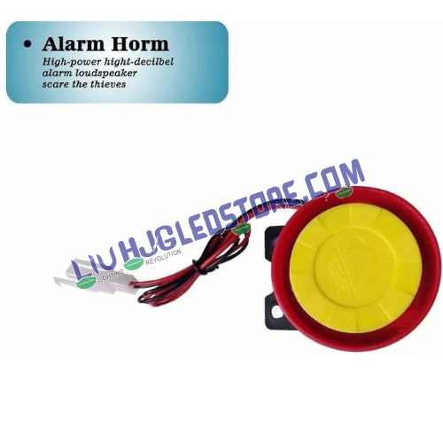 HJG Keyless Push-Button Motorcycle Alarm System | 125dB Siren, Flashing Light & Anti-Theft Security | Remote Keyless Start/Stop, Engine Immobiliser | Universal Bike & Scooter Alarm Kit