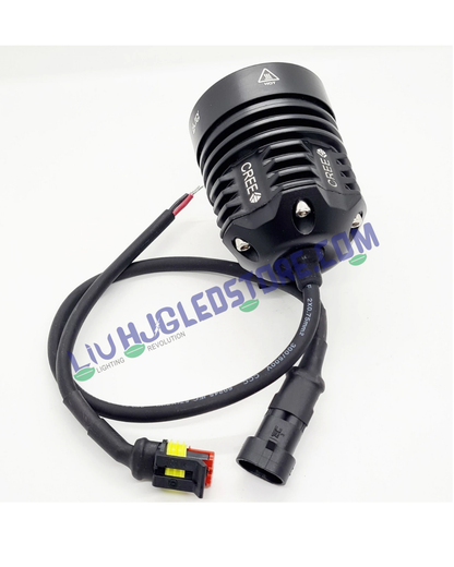 HJG L6X 6 LED CREE Projector Fog Light – 60W High-Brightness Flood Beam Auxiliary Lamp (12–80V DC, Single Unit with Switch)