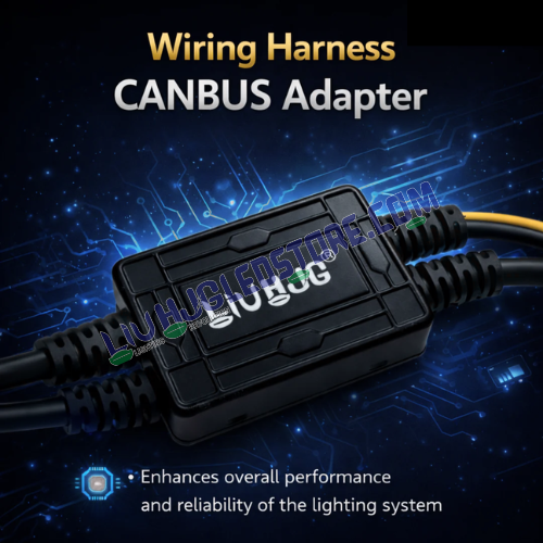 HJG 3 Pin Premium Copper Wiring Harness Kit (3.4 Meter) with Heavy-Duty Metal Switch & Couplers – 3 Wire Fog Light Harness with Canbus Support