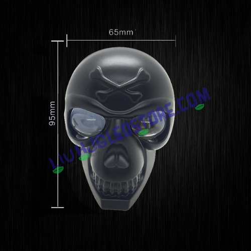 HJG Skull Red Eye 60W Fog Light (Single Unit) – Multi-Color LED (White/Yellow/Warm White) for Bikes & Cars