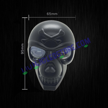 HJG Skull Red Eye 60W Fog Light (Single Unit) – Multi-Color LED (White/Yellow/Warm White) for Bikes & Cars