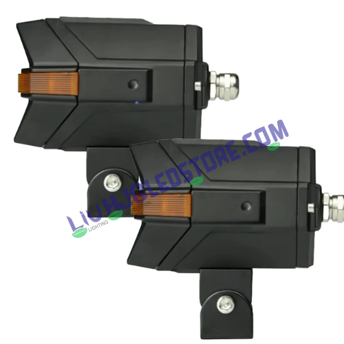 HJG NightBreaker P97 100W Dual Projector Fog Lights | Set of 2 | 50W Each | 15000 Lumens | White, Yellow | Red DRL and Amber Hazard | 9V-32V DC