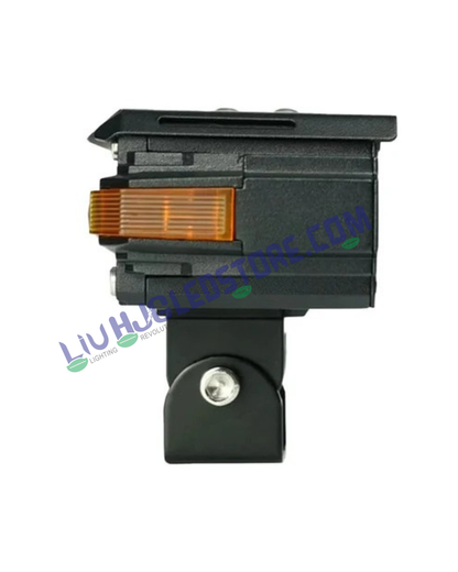 HJG Hazard S61 120W Triple Lens Fog Lights | White Yellow Dual Beam | Red Amber DRL for Bikes, Cars (Set of 2)