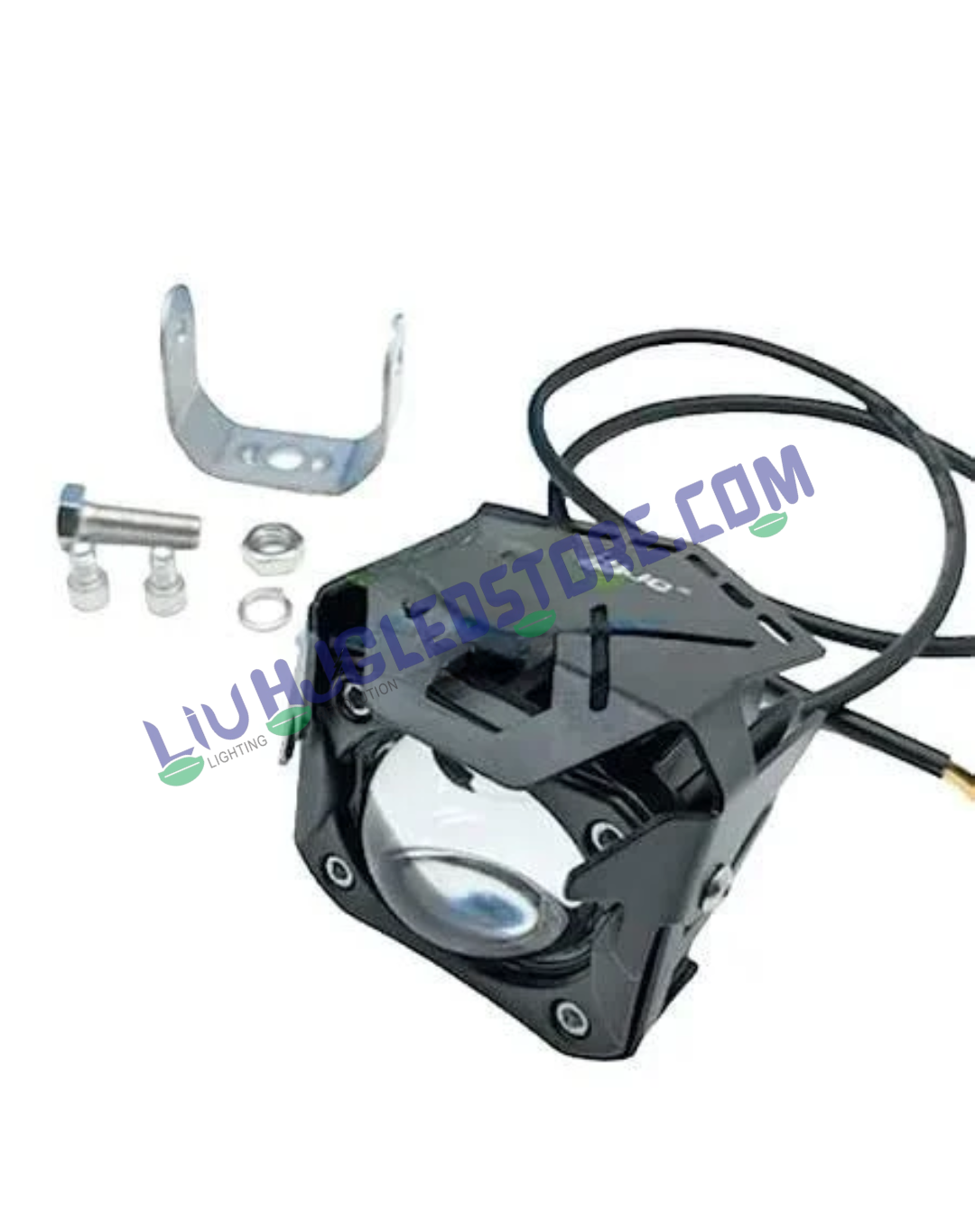 HJG Future Eyes 1 Dual LED Fog Lights 60W (Set of 2) – Dual Color White/Yellow with Red DRL for Bikes & Cars