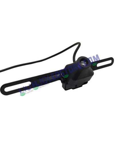 HJG Devil Eye License Plate Shadow Projector Light – Ground Projection in Red/Blue/White/Purple for Bikes, Cars & SUVs (Universal Fit)
