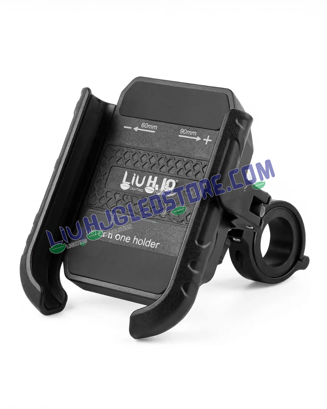 HJG 9121 Metal Body Bike Mobile Holder | Shockproof Anti-Vibration Phone Mount with 4 Ball Joints & Jaw Grip | 360° Adjustable Motorcycle Phone Holder for Bikes & Scooters