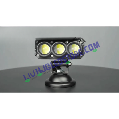 HJG 7 LED 140W Projector CREE Combo Fog Lights | Set of 2 | White 6500K, Yellow 3000K and Warm White 4300K | 5 CREE LEDs and 2 Projector Lenses | for Bikes and Cars