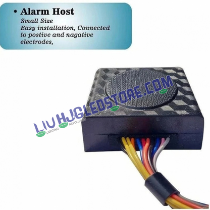 HJG Keyless Push-Button Motorcycle Alarm System | 125dB Siren, Flashing Light & Anti-Theft Security | Remote Keyless Start/Stop, Engine Immobiliser | Universal Bike & Scooter Alarm Kit