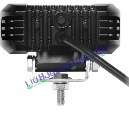 HJG W26 Bezelless Blade 60W CREE LED Fog Light – Square Edge Ultra-Wide White Beam for Cars & Bikes (Single Unit)