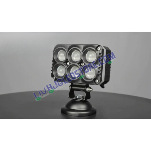 HJG M Series 6x6 RGB DRL Projector Fog Light 30W with White and Yellow Modes for Cars and Bikes (Single Piece)