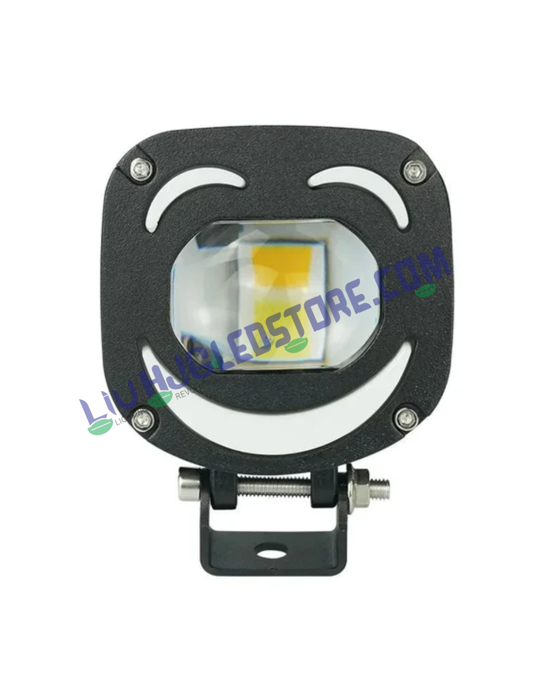 LIU HJG 1190 120W Dual LED Fog Lights with Cooling Fan for Bikes, Cars, SUVs and Trucks (Set of 2)