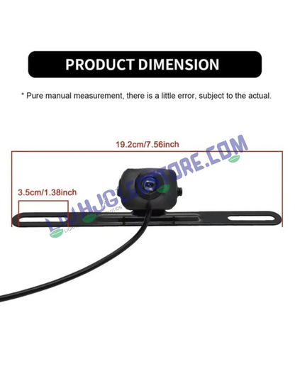 HJG Devil Eye License Plate Shadow Projector Light – Ground Projection in Red/Blue/White/Purple for Bikes, Cars & SUVs (Universal Fit)