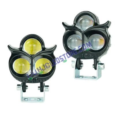 HJG Owl 3 LED Fog Lights – Mini High-Intensity Driving Lamps for Bikes & Cars (Set of 2)