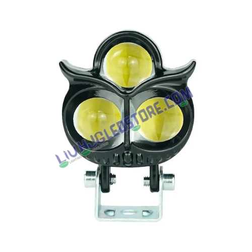 HJG Owl 3 LED Fog Lights – Mini High-Intensity Driving Lamps for Bikes & Cars (Set of 2)