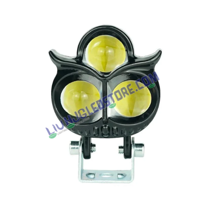 HJG Owl 3 LED Fog Lights – Mini High-Intensity Driving Lamps for Bikes & Cars (Set of 2)