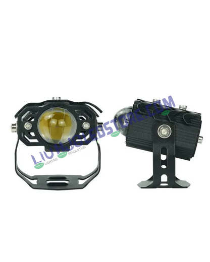 HJG Spider Drive LED Fog Lights Set of 2 – High-Performance Auxiliary Driving Lamps for Bikes & Cars