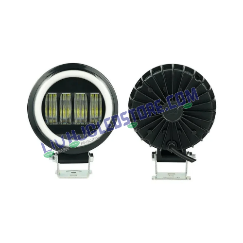 HJG Square LED Fog Light Pods with Amber/Clear Lens – High-Intensity Driving & Off-Road Lights for Cars, Trucks, SUVs & ATVs