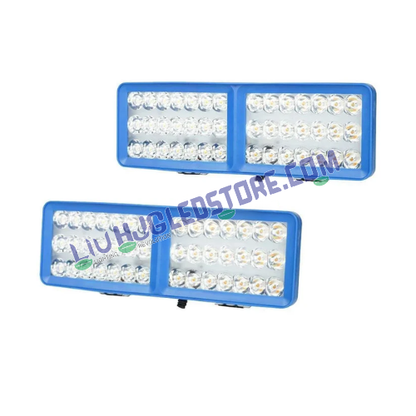 HJG 42 LED Rectangular Fog Lights | Triple Color White, Warm White, Yellow | High Performance Driving Lights for Bikes, Cars (Set of 2)