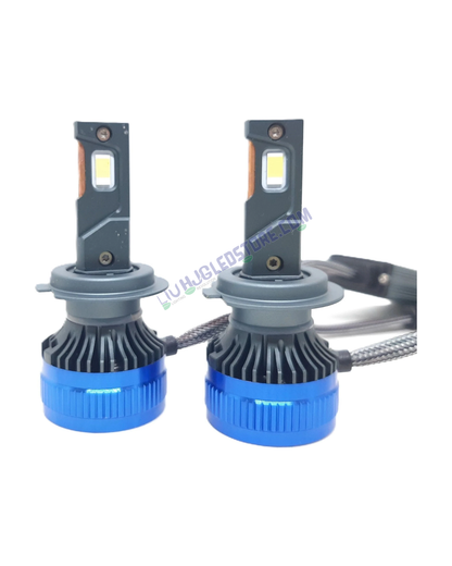 HJG 150W H4 LED Headlight Bulb for Cars & Motorcycles – High/Low Beam White Light (Single Piece, Type H4